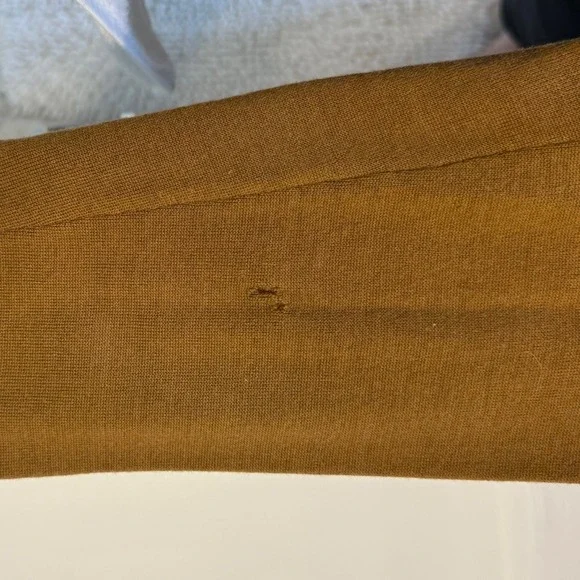 J. Crew Merino Wool Rust Brown Cardigan XL Extra Large - Picture 7 of 9